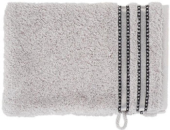 Vossen Cult de Luxe Waschhandschuh - light grey - 16x22 cm