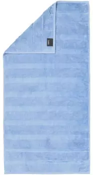 Caw&ouml; Handt&uuml;cher Noblesse2 Uni 1002 sky - 138 Weiss 50x100 cm