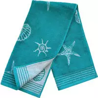 Dyckhoff "Seashell" Handtuch 50x100 cm, 100% Baumwolle, verschiedene Farben, T&uuml;rkis,