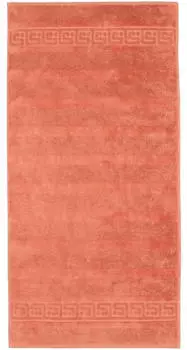Caw&ouml; Noblesse Uni Duschtuch brick 80x160 cm