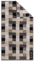 JOOP! Handt&uuml;cher Vibe Karo 1699, 100% Baumwolle (1-St) beige 80 cm x 150 cm