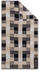 Joop! Duschtuch Vibe Karo 80 x 150 cm Baumwolle Grau Stein