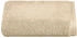 Vossen Walk-Frottier Handtuch Vegan Life braun-beige 60x110 cm