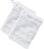 Cawö Walk-Frottier Waschhandschuh 1001 Noblesse im 2er-Pack weiss 16x22 cm