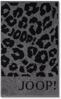 Joop! G&auml;stetuch Leo, Graphit, Textil, Animalprint, 30x50 cm, Made in Germany,