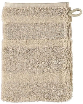 Cawö Noblesse² Waschhandschuh - sand - 16x22 cm
