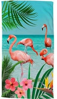 good morning Strandtuch "Flamingo" Mikrofaser, 100x180, Schnelltrocknend,...