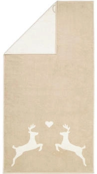 Caw&ouml; Handt&uuml;cher Alpenchic Edition Hirsche 6228 natur - 33 1 ct
