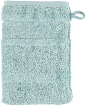 Cawö Noblesse² Uni Waschhandschuh - seegrün - 16x22 cm