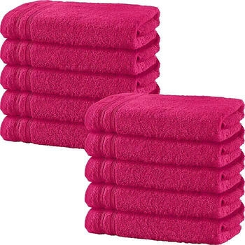 Erwin Müller Walk-Frottier Handtuch Heidelberg im 10er-Pack rose 50x100 cm