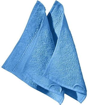 Erwin Müller Walk-Frottier Seiftuch Karlsruhe im 2er-Pack blau 30x30 cm