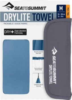 Sea to Summit Drylite Towel Handtuch 100x50cm moonlight