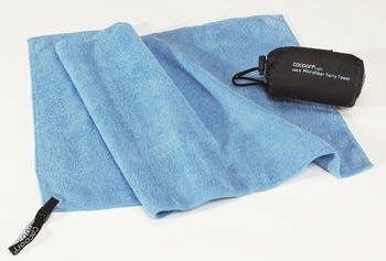 Cocoon Frotteehandtuch Mikrofaser 90x50cm hellblau