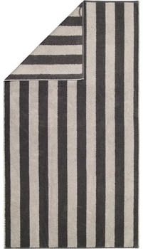 Cawö Handtücher Pure Stripes 6502 basalt - 77 1 ct