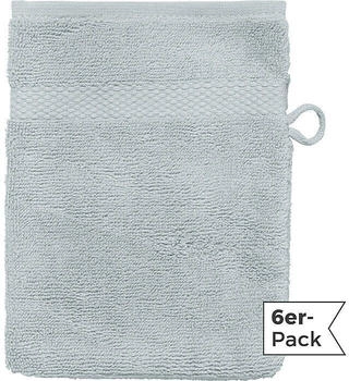 Erwin Müller Walk-Frottier Waschhandschuh Sindelfingen im 6er-Pack grau 15x21 cm