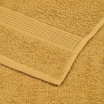 vidaXL Badetücher 10 Stk. 100x150cm Golden