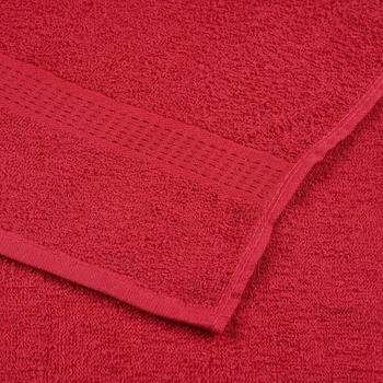 vidaXL Badetücher 10 Stk. 100x150cm Rot
