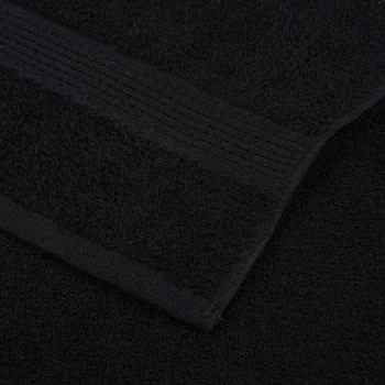 vidaXL Duschtücher 2 Stk. 70x140cm Schwarz