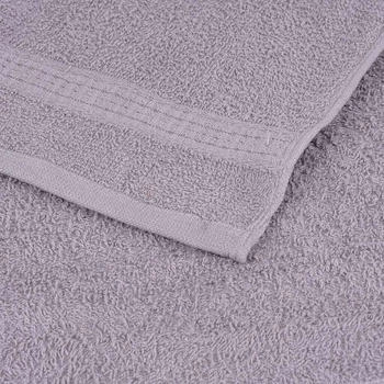 vidaXL Duschtücher 4 Stk. 70x140cm Grau