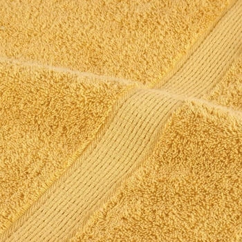 vidaXL Premium-Duschtücher SOLUND 10 Stk. 70x140cm Gold