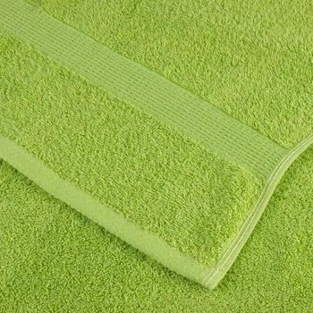 vidaXL Premium-Handtücher SOLUND 2 Stk. 100x200cm Apfelgrün