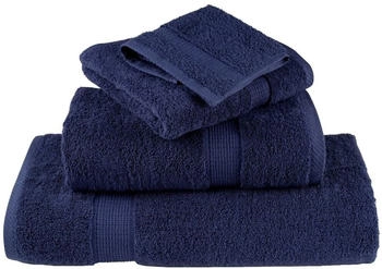 vidaXL Premium-Saunatücher SOLUND 4 Stk. 80x200cm Marineblau