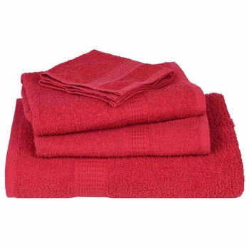 vidaXL Saunatücher 10 Stk. 80x200cm Rot