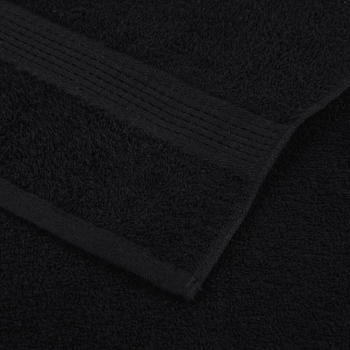vidaXL Badetücher 10 Stk. 100x150cm Schwarz
