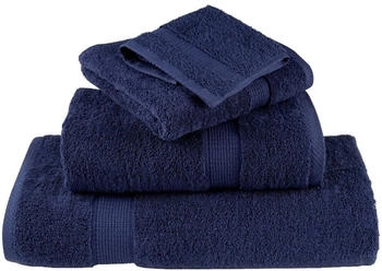 vidaXL Premium-Saunatücher SOLUND 2 Stk. 80x200cm Marineblau