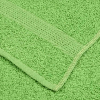 vidaXL Duschtücher 10 Stk. 70x140cm Apfelgrün
