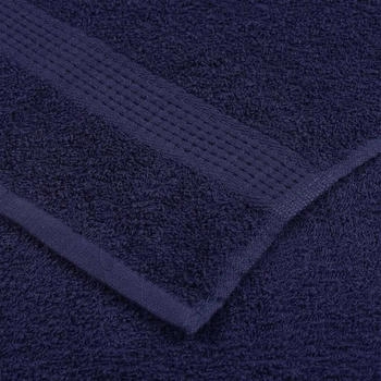 vidaXL Duschtücher 4 Stk. 70x140cm Marineblau