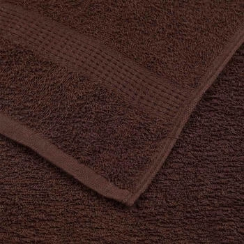 vidaXL Handtücher 2 Stk. 100x200cm Braun