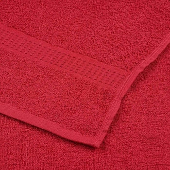 vidaXL Handtücher 2 Stk. 100x200cm Rot