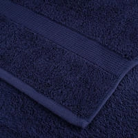 vidaXL Premium Duscht&uuml;cher SOLUND 10 Stk. Marineblau 70x140 cm 600 g/m&sup2;