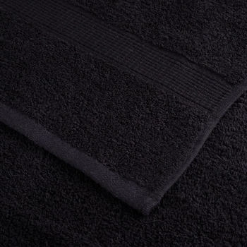 vidaXL Premium-Duschtücher SOLUND 10 Stk. 70x140cm Schwarz