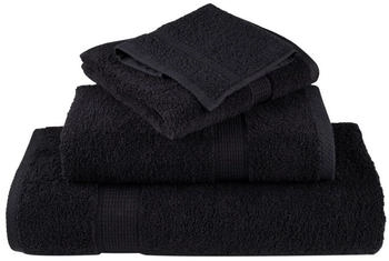 vidaXL Premium-Saunatücher SOLUND 10 Stk. 80x200cm Schwarz