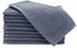 ZOLLNER 10er Set Gästehandtücher 30x50 cm Baumwolle 450 g/qm