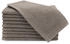 ZOLLNER 10er Set Gästehandtücher 30x50 cm Baumwolle 450 g/qm