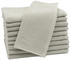 ZOLLNER 10er Set Gästehandtücher 30x50 cm Baumwolle 350 g/qm