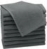 ZOLLNER 10er Set Gästehandtücher 30x50 cm Baumwolle 420 g/qm