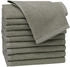 ZOLLNER 10er Set Gästehandtücher 30x50 cm Baumwolle 420 g/qm