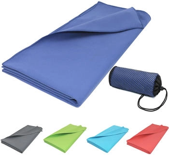 ZOLLNER Strandtuch 90x180 cm 80% Polyester 20% Polyamid marine
