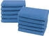 ZOLLNER 10er Set Seiftücher 30x30 cm Baumwolle 420 g/qm