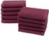 ZOLLNER 10er Set Seiftücher 30x30 cm Baumwolle 420 g/qm