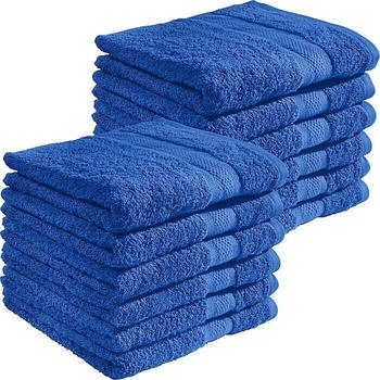 REDBEST Walk-Frottier Handtuch Chicago im 12er-Pack blau 50x100 cm