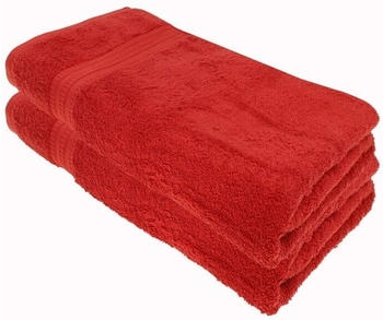 Julie Julsen BIO Badetuch-Set 2 Stk. 100x150 Bordeaux