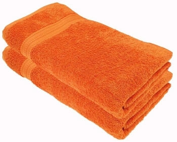 Julie Julsen BIO Badetuch-Set 2 Stk. 100x150 Terrakotta