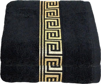 Julie Julsen 2er Set Duschtuch 70 x 140 cm Schwarz-Gold