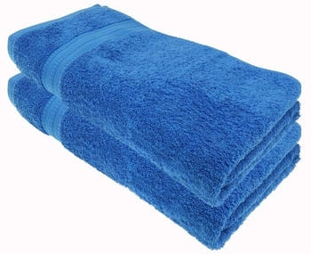 Julie Julsen BIO Badetuch-Set 2 Stk. 100x150 Royalblau