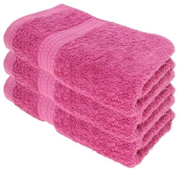 Julie Julsen BIO Duschtuch-Set 3 Stk. 70x140 Pink